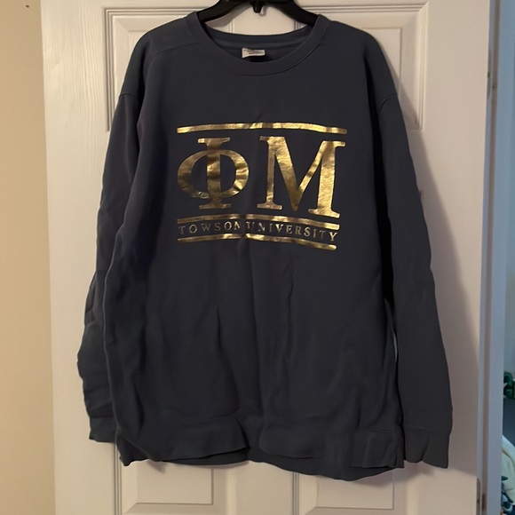 Phi Mu comfort colors long sleeve sweatshirt - Picture 2 of 6